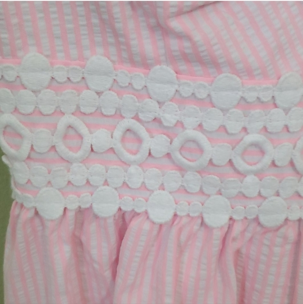NWT Lilly Pulitzer Katlynn Seersucker Sundress 00 - Picture 11 of 16